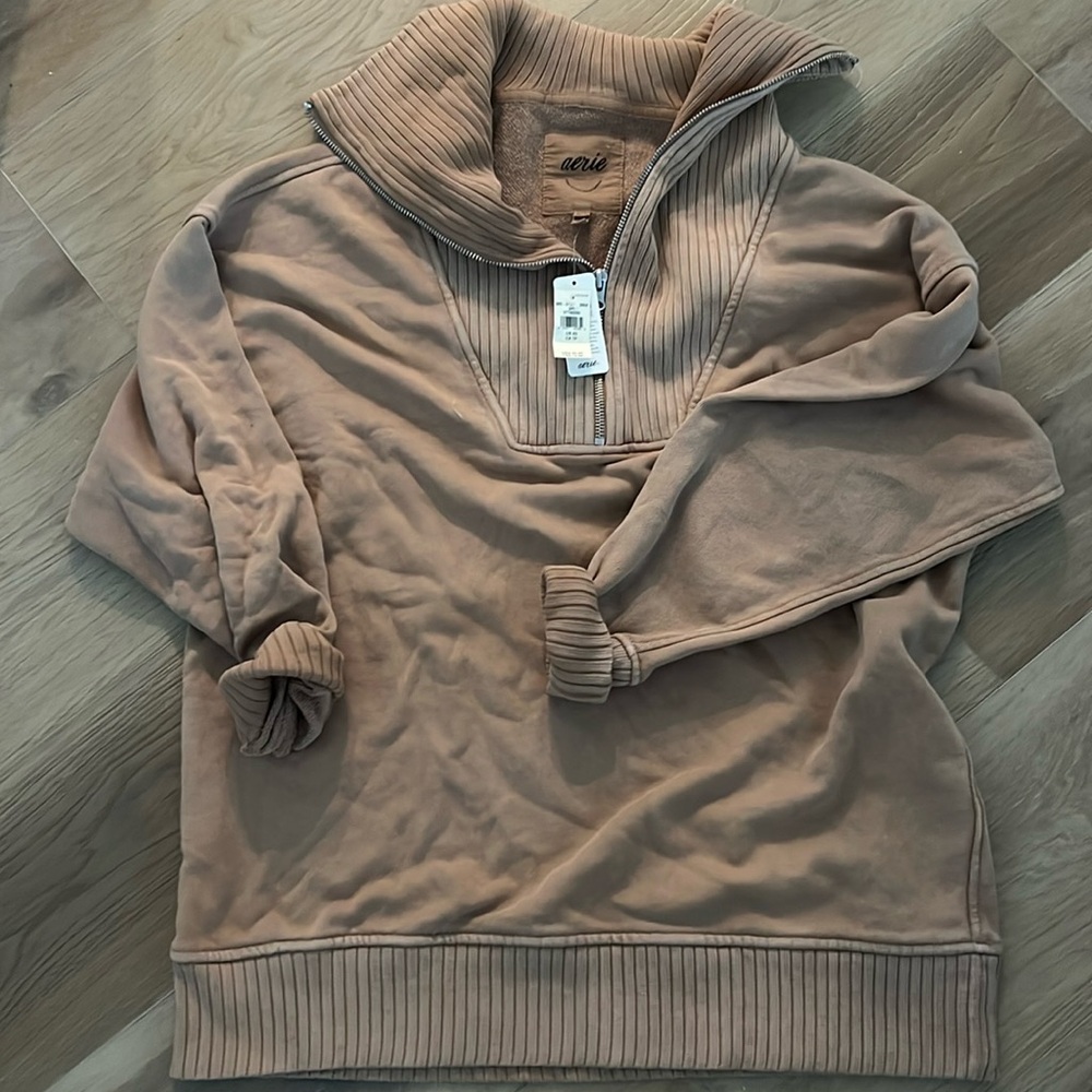 Aerie quarter zip sweatshirt